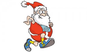 santa-running